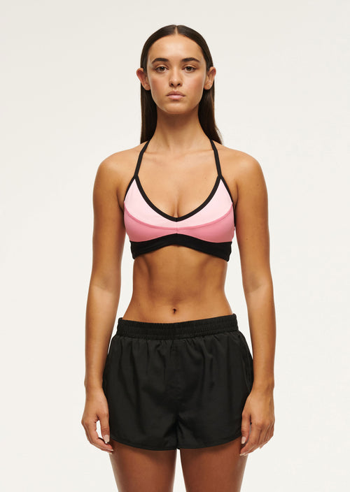 OVERLAND 2 SPORTS BRA IN PINK LEMONADE