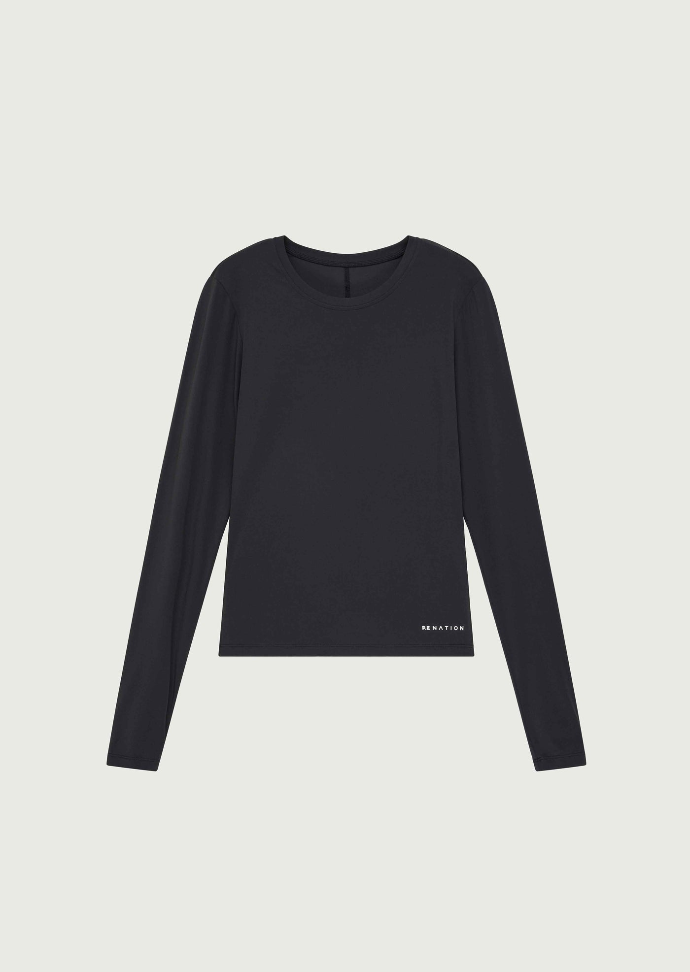 FOUNDATION LONG SLEEVE TOP IN BLACK