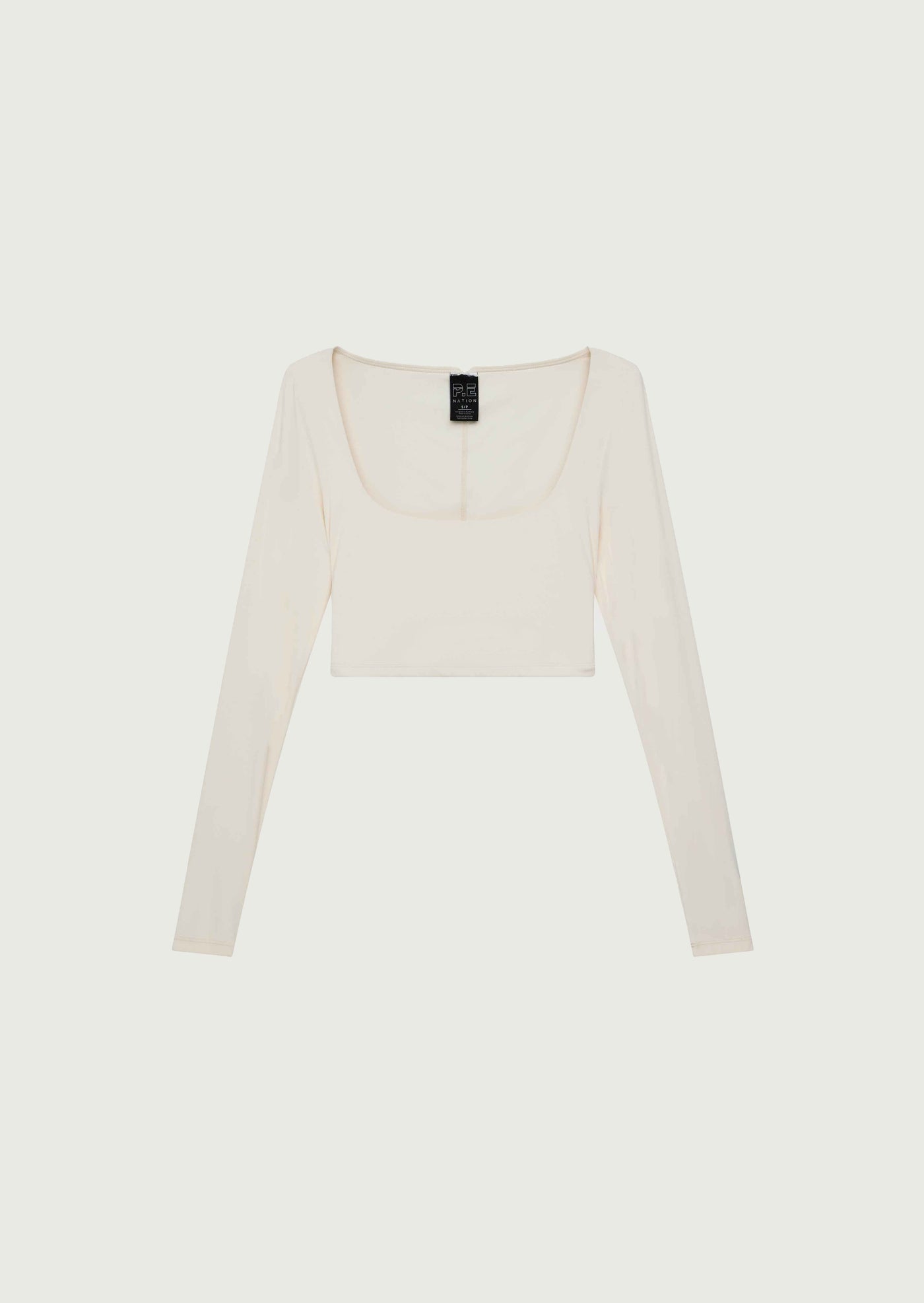 BALANCE LONG SLEEVE TOP IN WHISPER WHITE