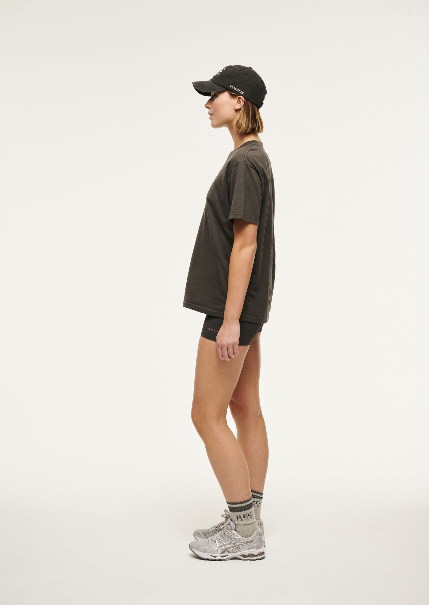 AERO SHORT SLEEVE TEE IN WASHED BLACK