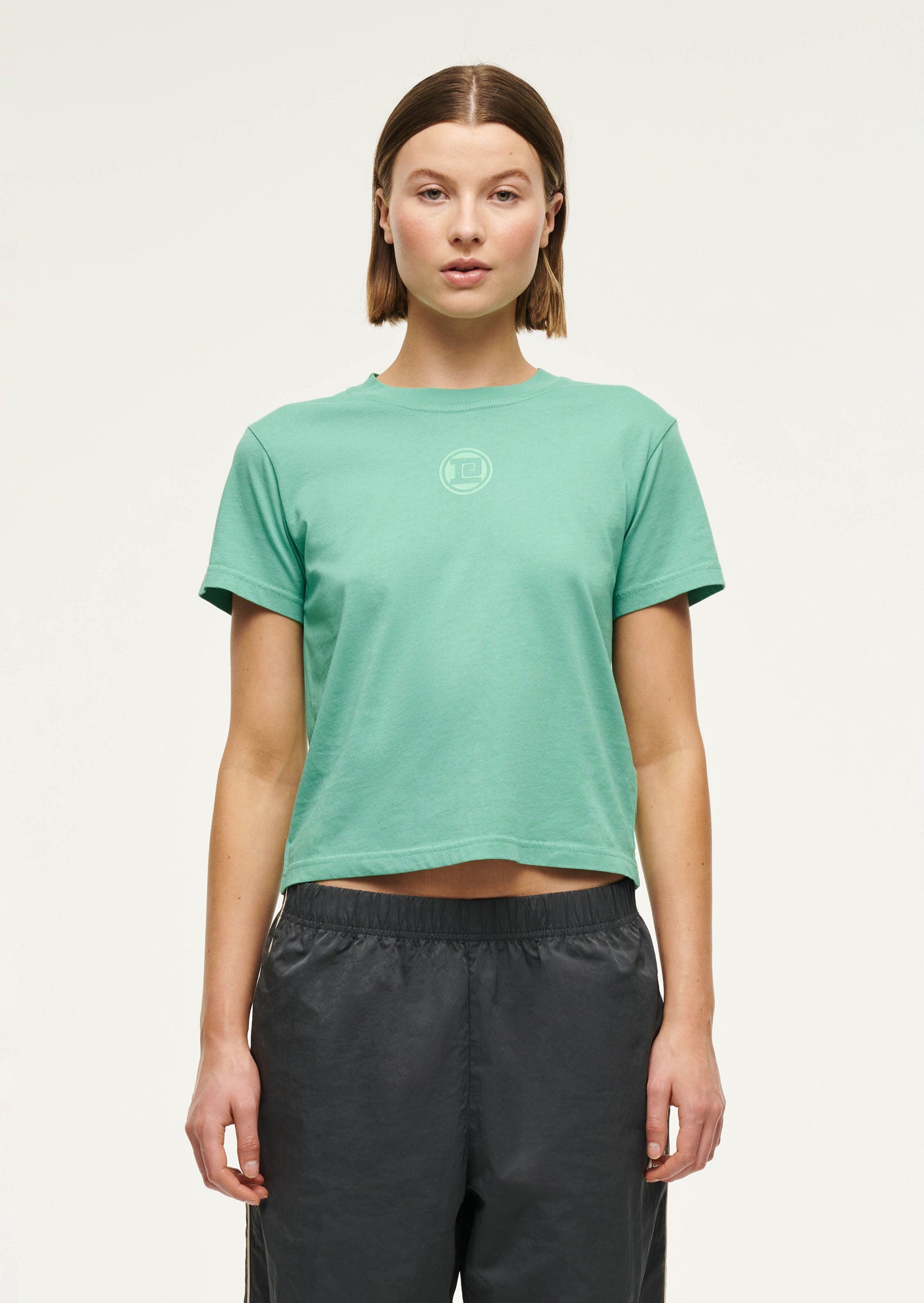 SPORTIVE SHORT SLEEVE TEE IN WASHED EVERGREEN