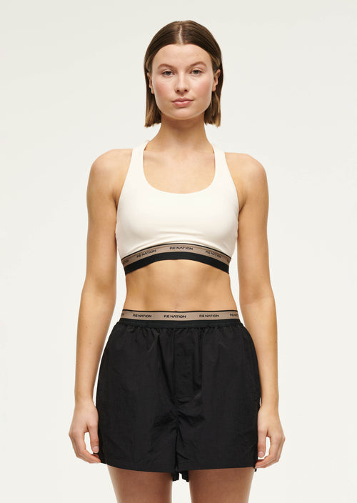 AVANT SPORTS BRA IN WHISPER WHITE