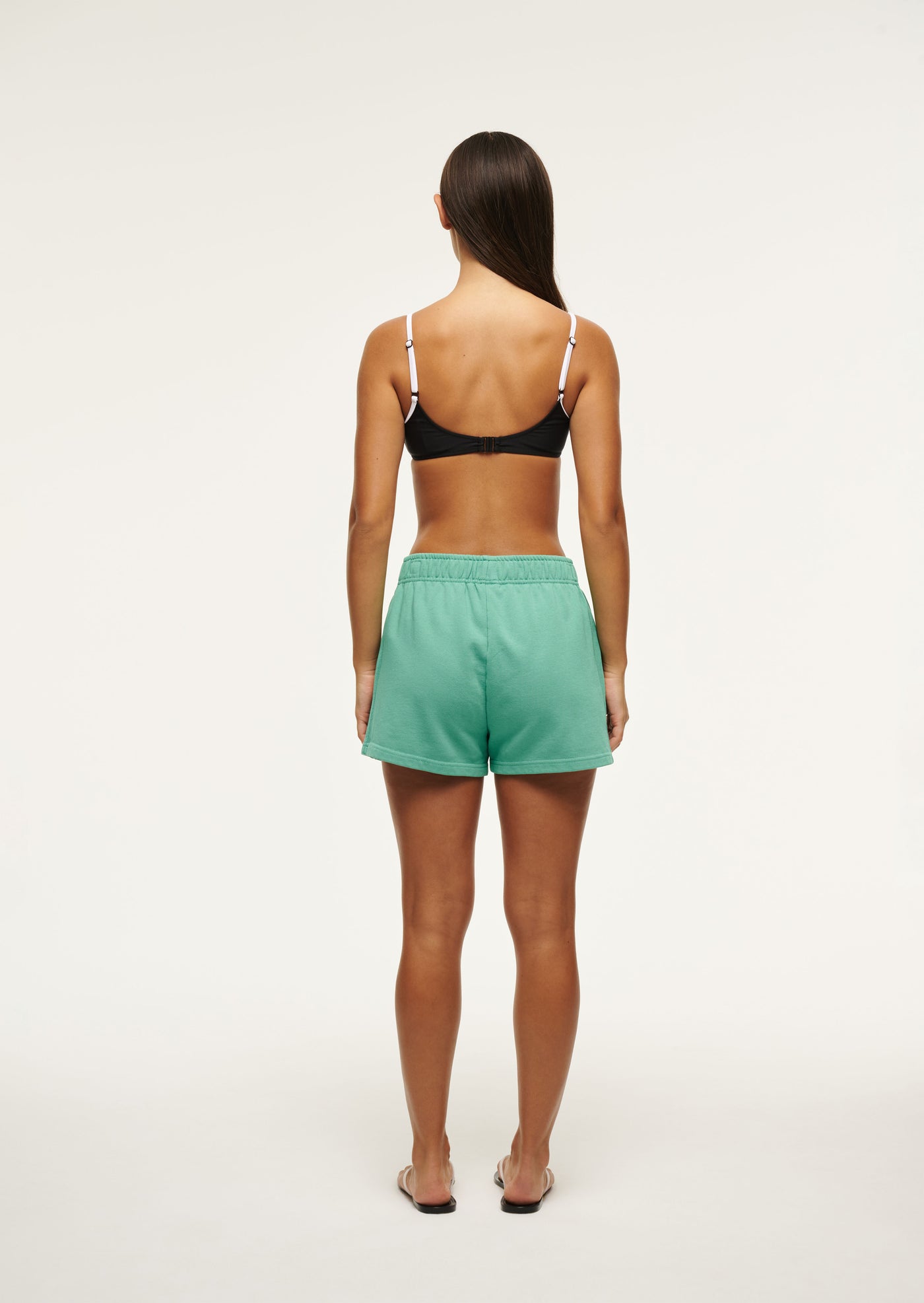 REVERIE SHORT IN WASHED EVERGREEN