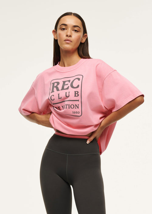 Rally Tee in Pink Lemonade by P.E Nation