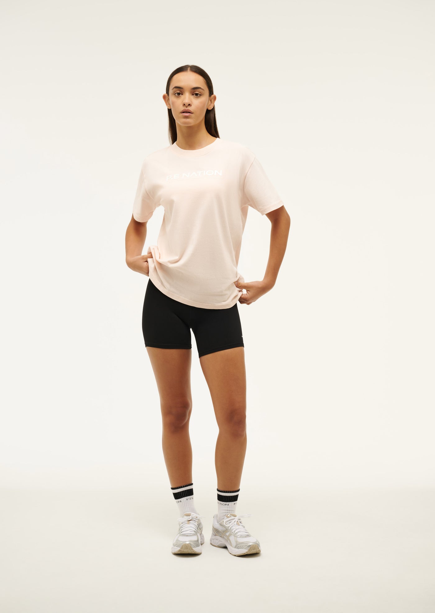 AERO SHORT SLEEVE TEE IN BLUSH