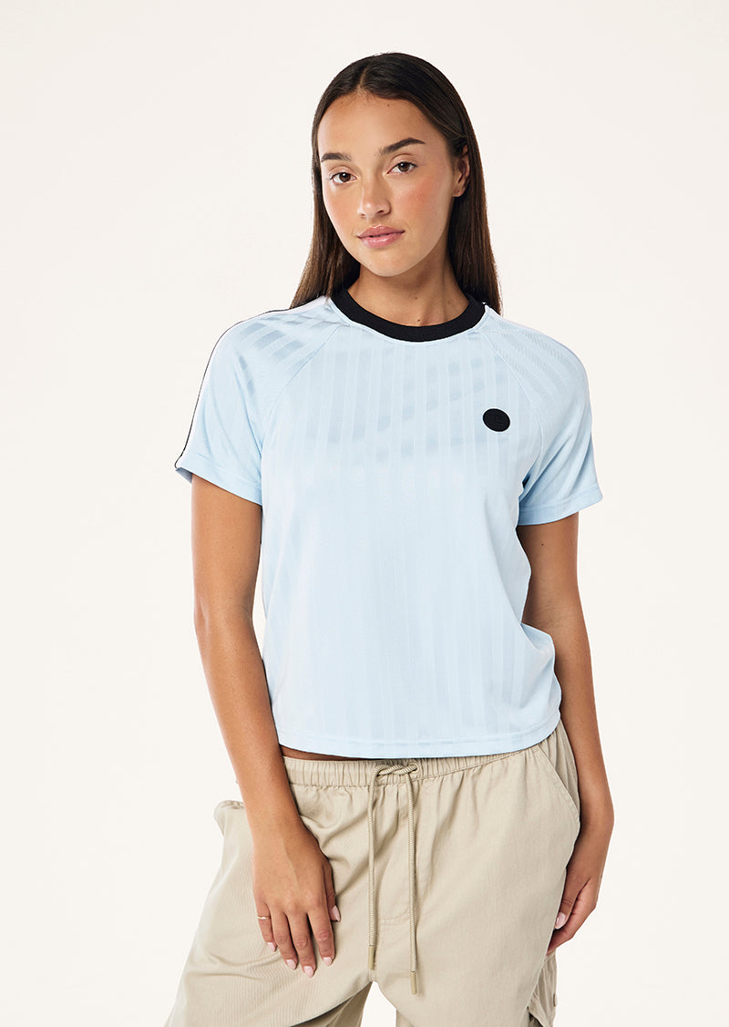 AUGMENT TEE IN ICE BLUE