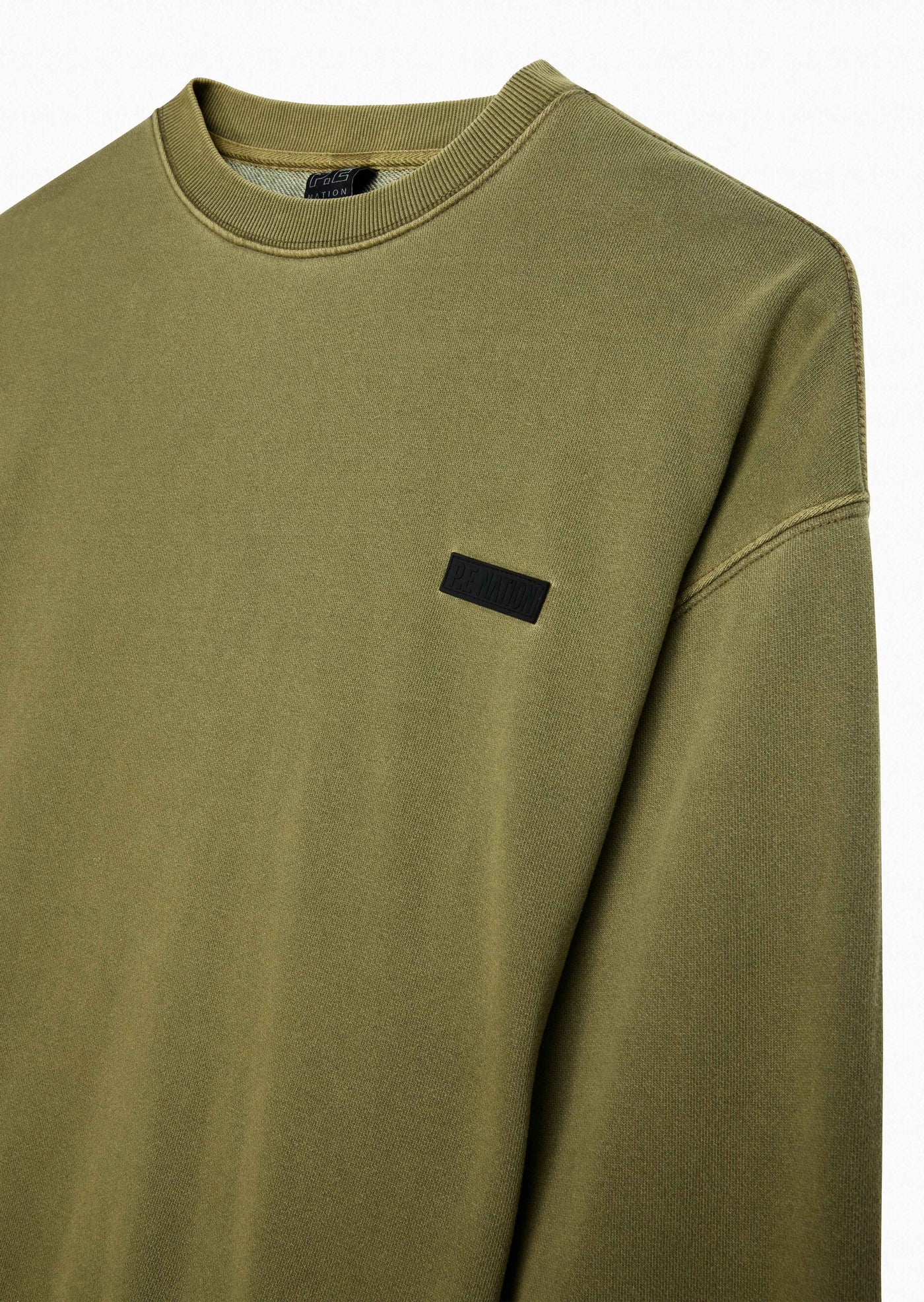 KICKOUT WASHED SWEAT IN OLIVE
