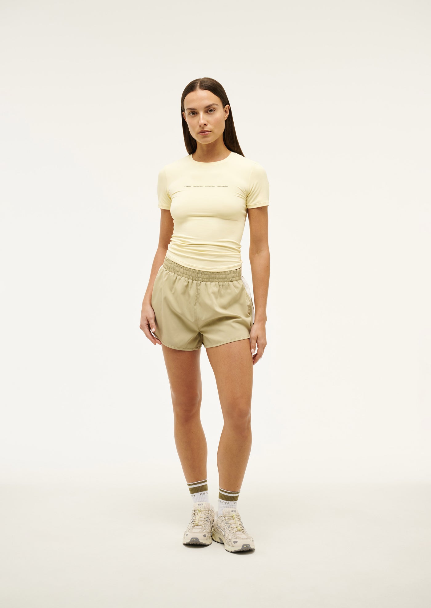 FOUNDATION SHORT SLEEVE TEE IN BUTTER