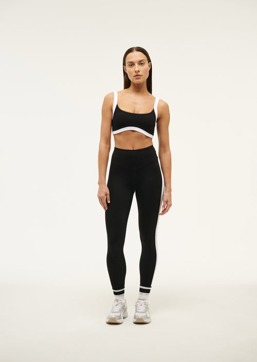 FREE PLAY 2 FULL LENGTH LEGGING IN BLACK & OPTIC WHITE