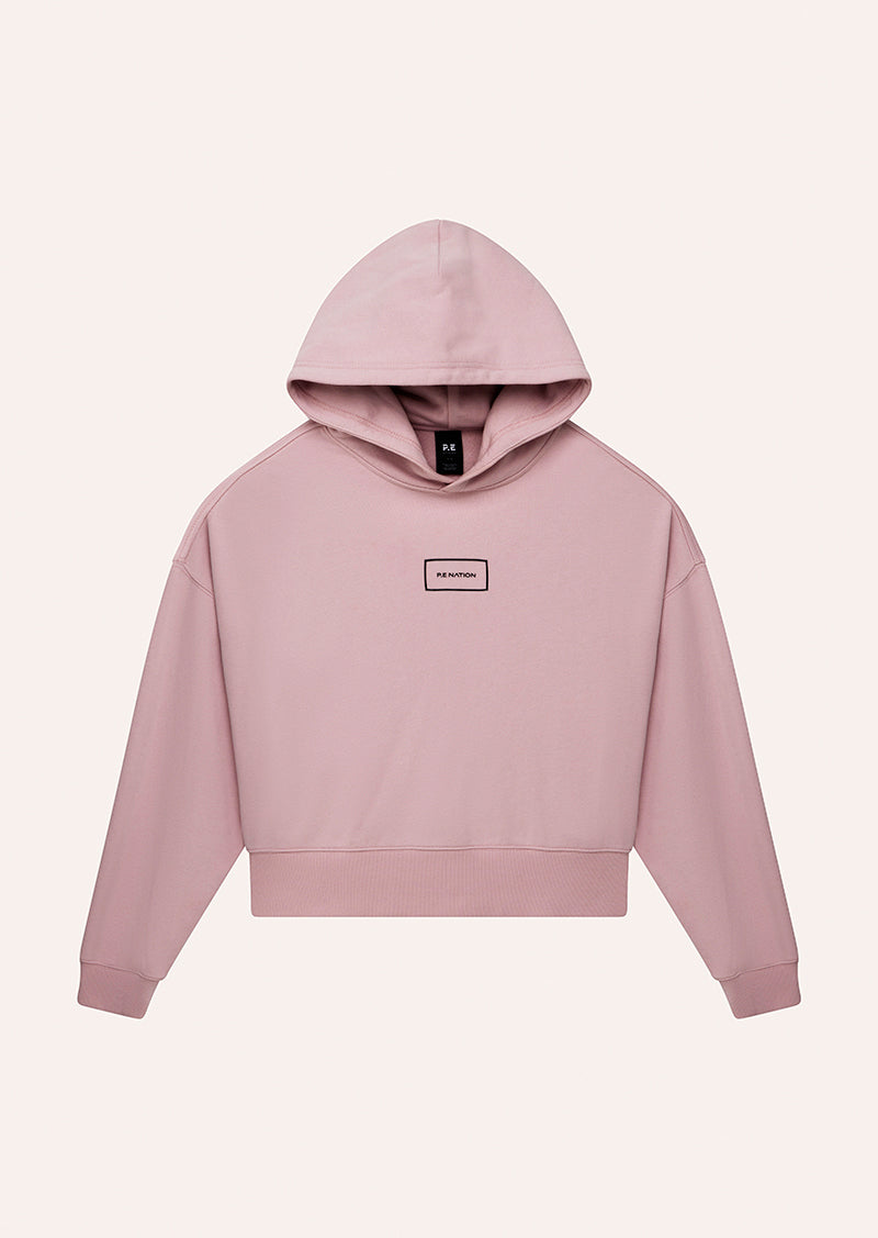 GLOBAL HOODIE IN CHALK PINK