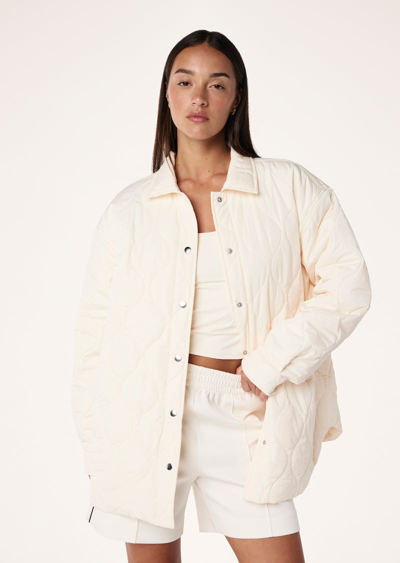 MOMENT JACKET IN WHISPER WHITE