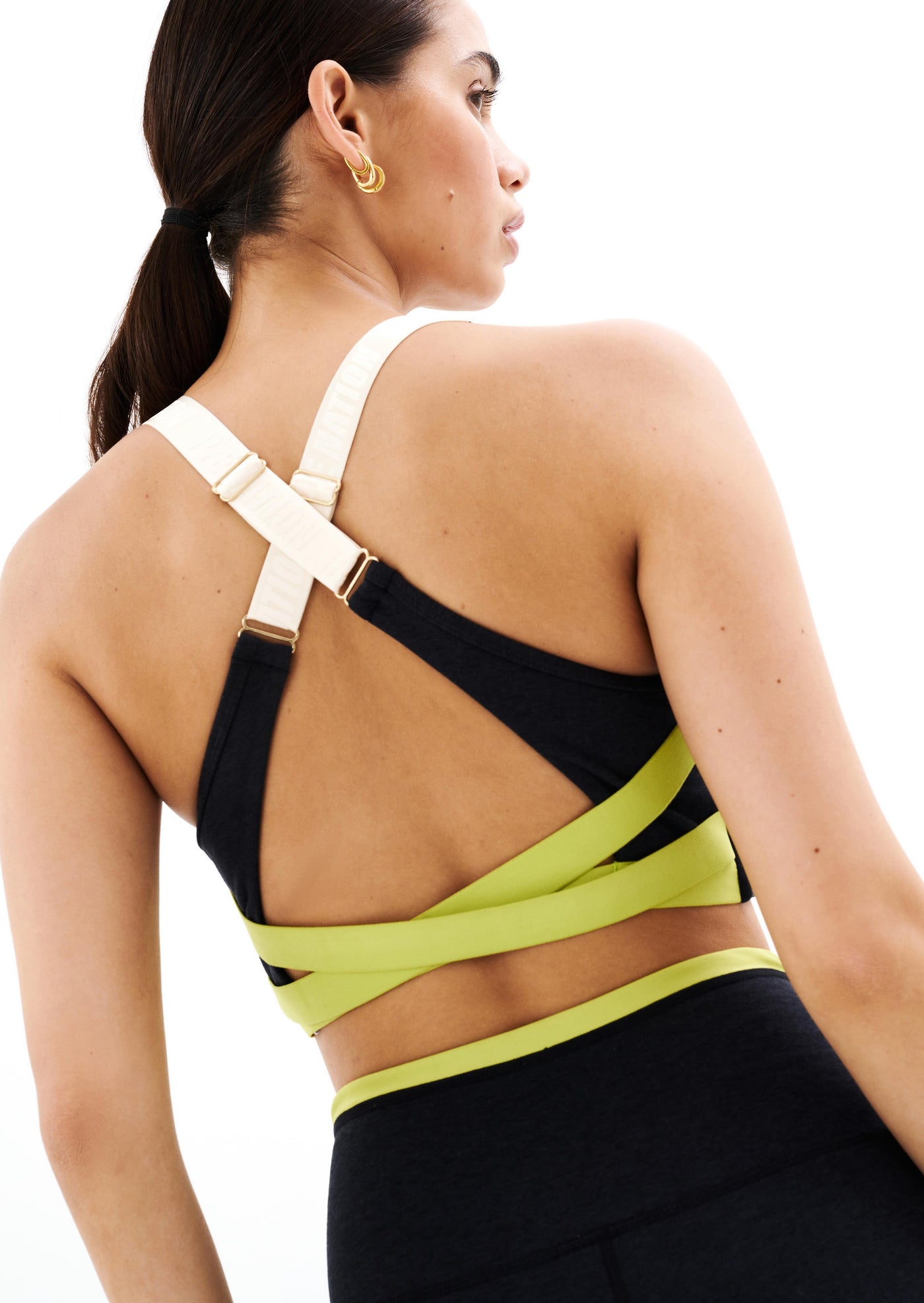 ORBITAL SPORTS BRA IN CHARCOAL MARL