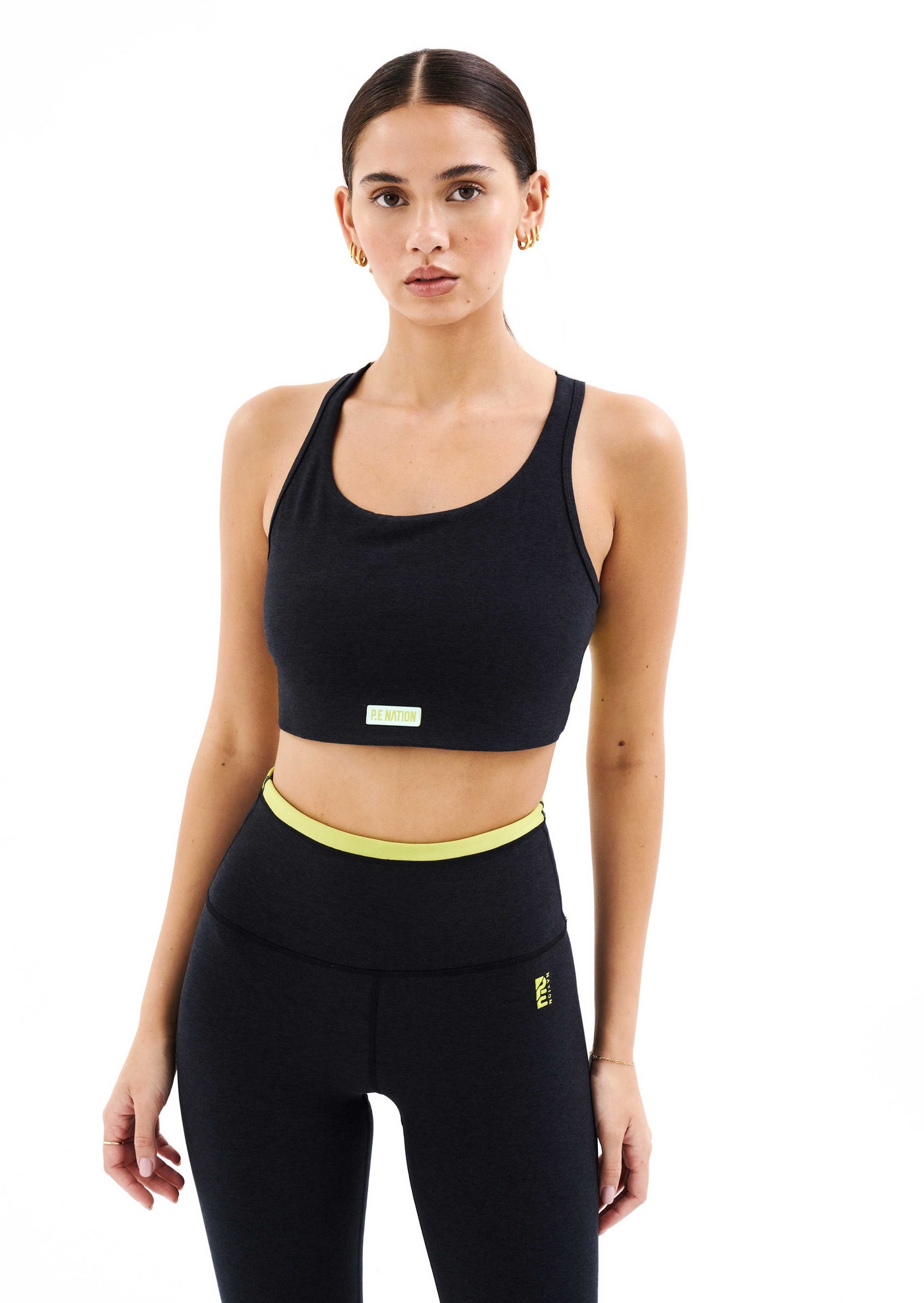 ORBITAL SPORTS BRA IN CHARCOAL MARL