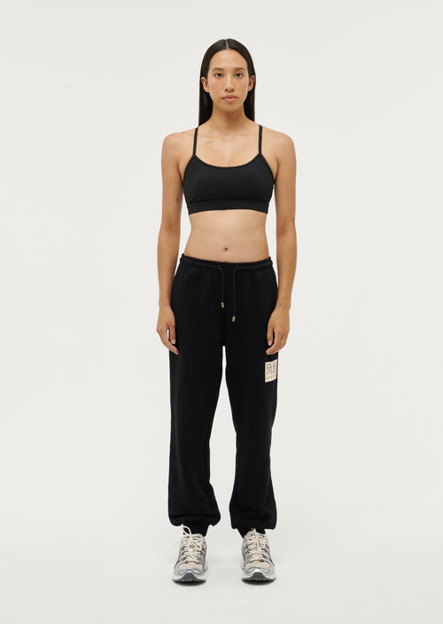 CUT SHOT TRACKPANT IN BLACK