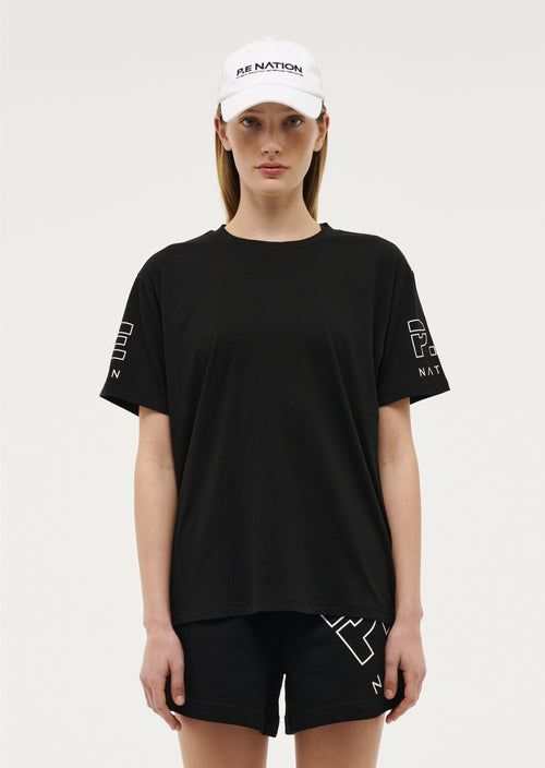 MONEYBALL TEE IN BLACK