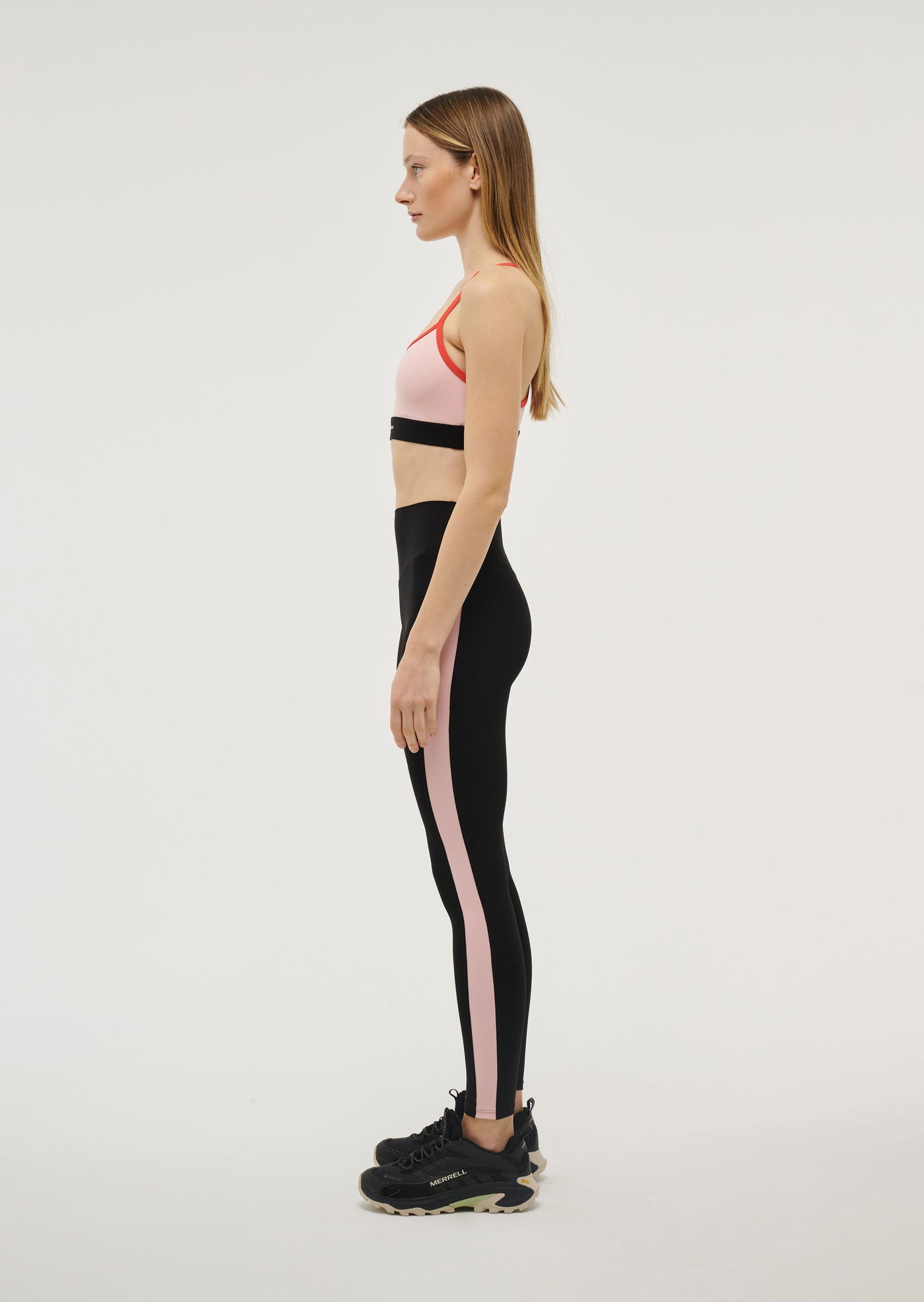 FREE PLAY 2 FULL LENGTH LEGGING IN BLACK / CRYSTAL ROSE