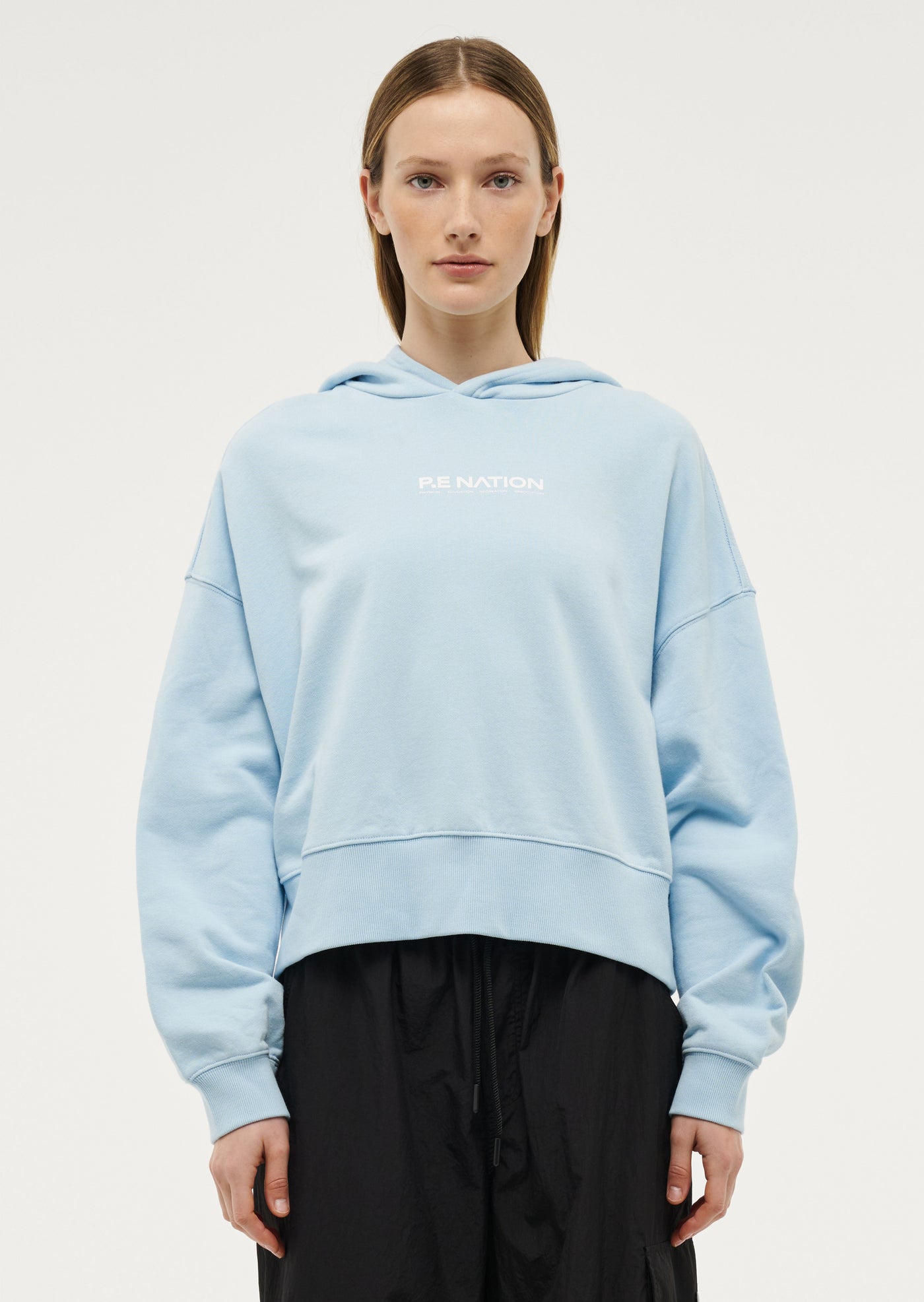 TRANSITION HOODIE IN SKY BLUE