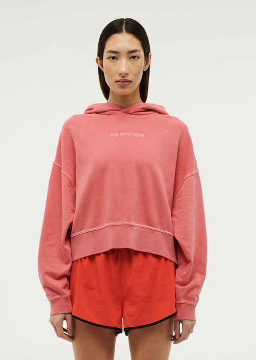 Transition Hoodie in Poppy Red by P.E Nation