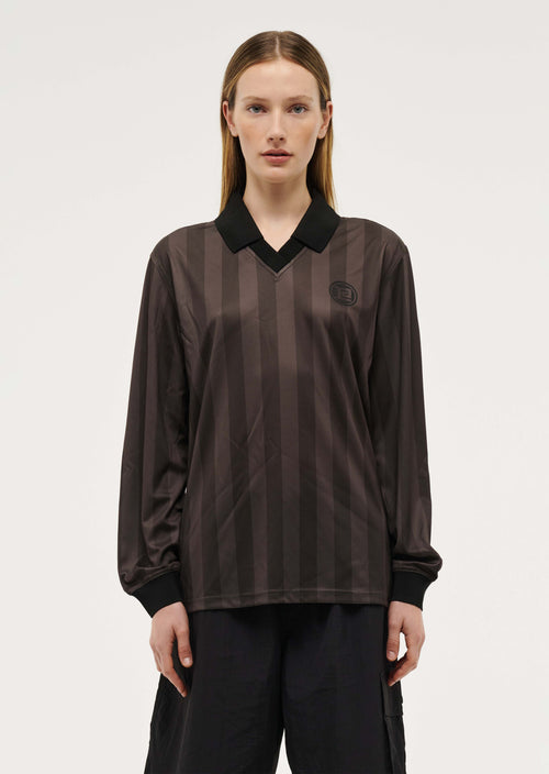 HOME GROUND LONG SLEEVE TOP IN COFFEE