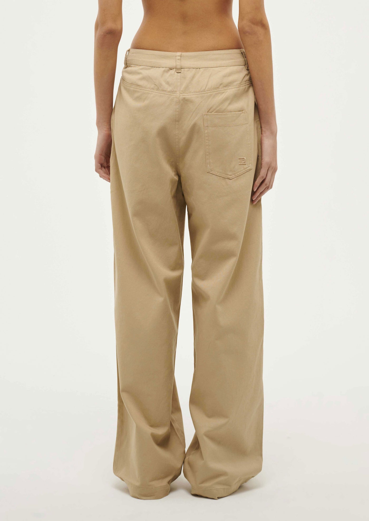 Headline Pant Sesame, Fashion Brown Wide Leg Pant