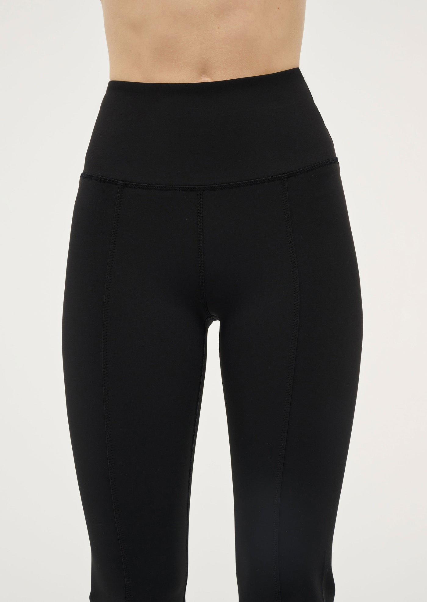 Elevation Legging in Black P.E Nation, Black Womens Active Flare Legging