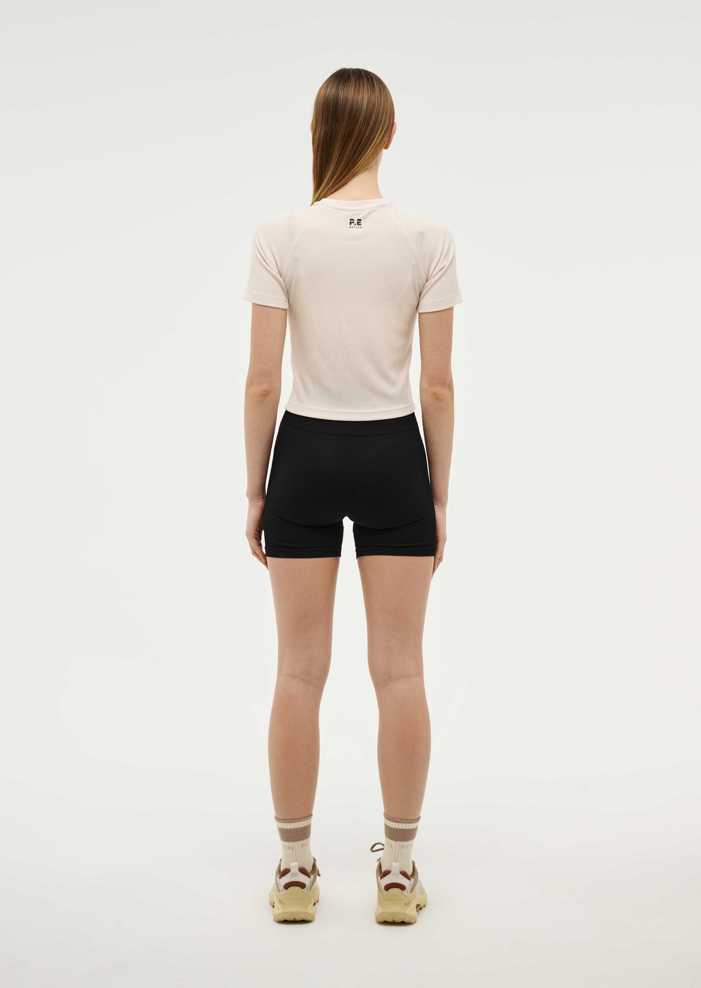 FREE PLAY SHORT SLEEVE RIB TEE IN WHISPER WHITE