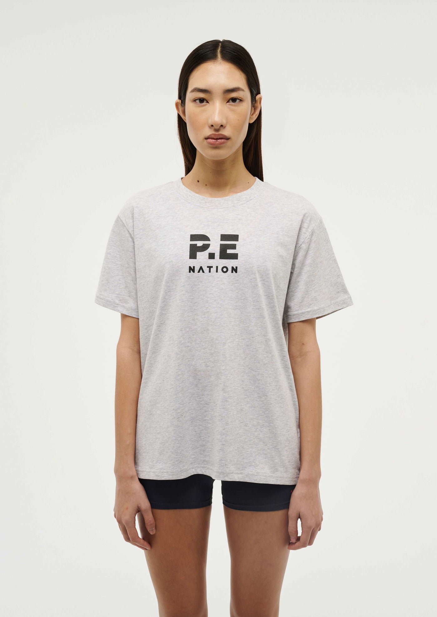 Heads Up 2 Tee in Grey Marle by P.E Nation 