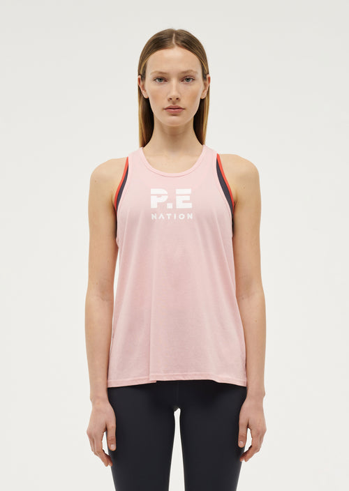 Reunion Tank in Crystal Rose, Pink Cotton Tank