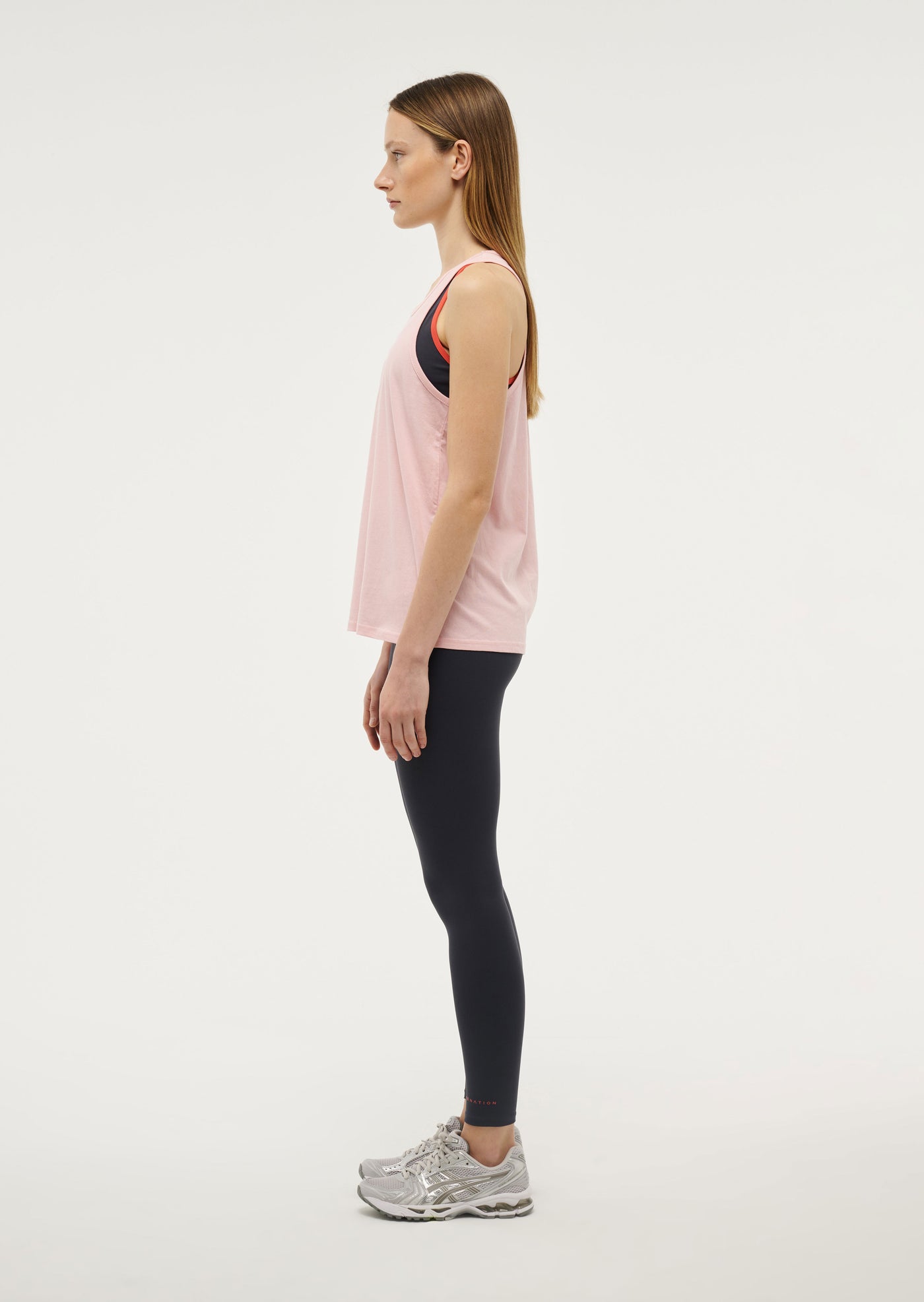 Reunion Tank in Crystal Rose, Pink Cotton Tank