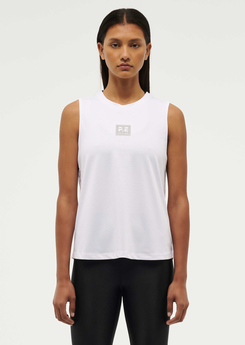 Crossover Tank | Optic White | P.E Nation – P.E Nation International