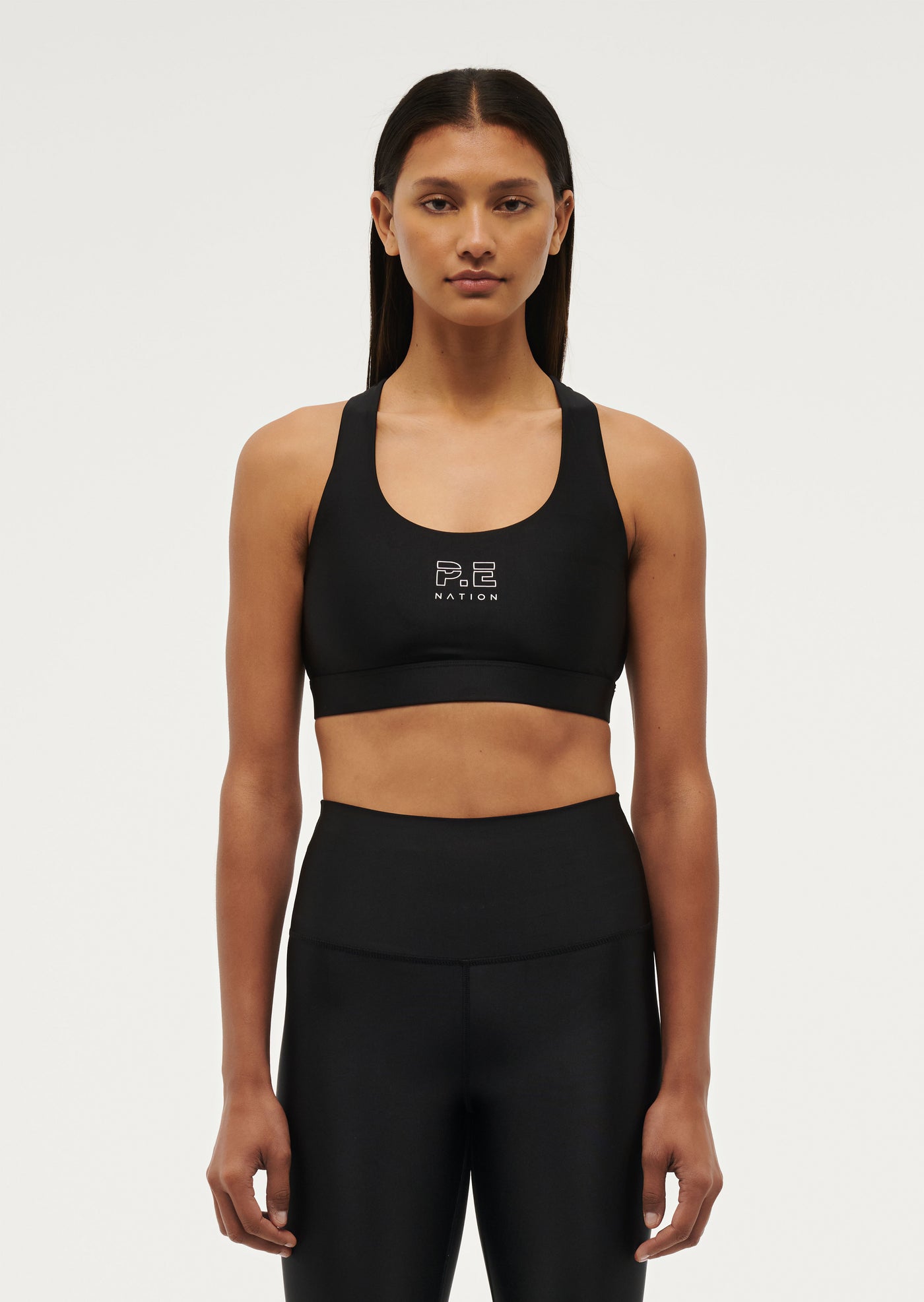 LONG RANGE SPORTS BRA IN BLACK