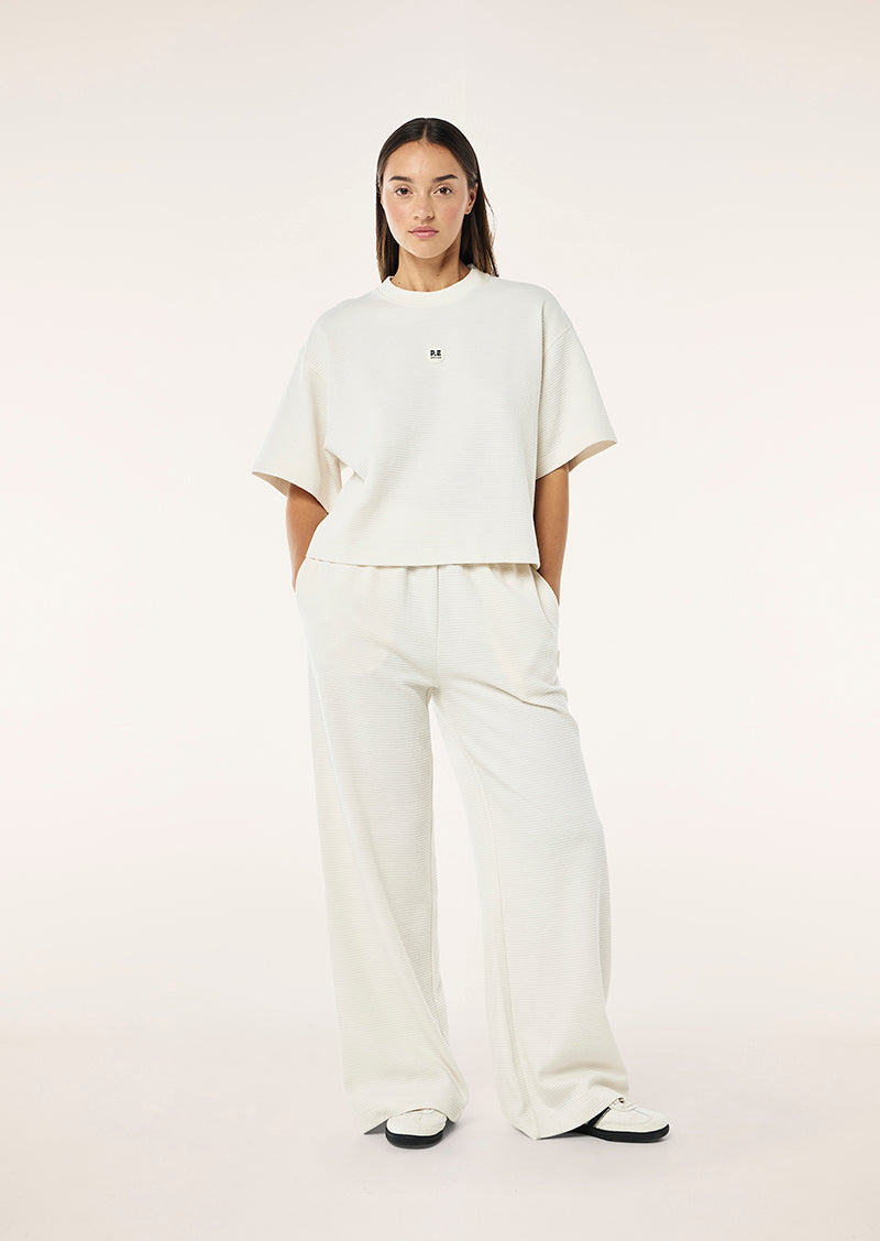 PRINTEMPS TRACKPANT IN WHISPER WHITE