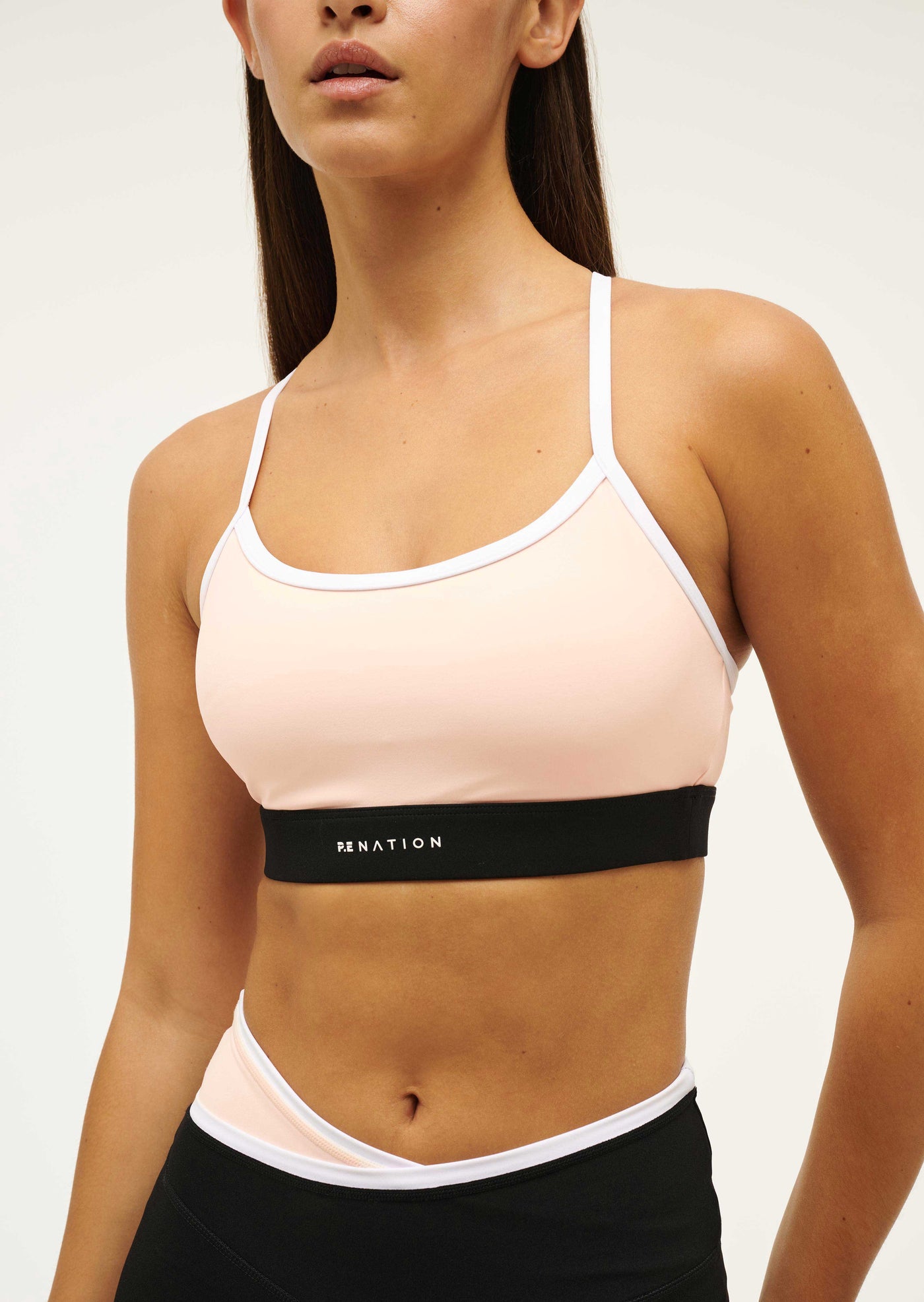 SIGNATURE SPORTS BRA IN BLUSH