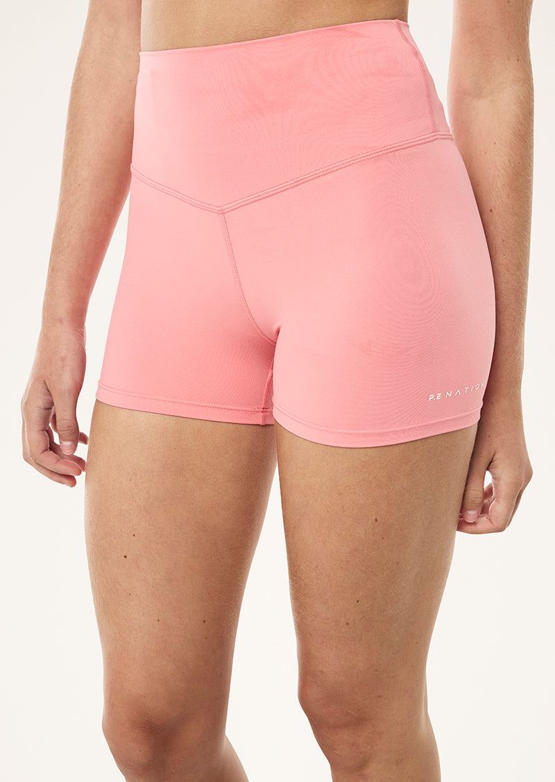 SIGNATURE 3" BIKE SHORT IN DUSTY PINK