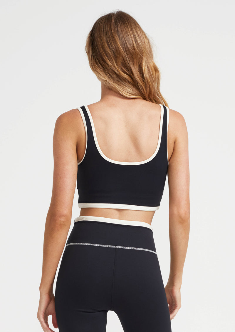 CROSS FIELD SPORTS BRA IN BLACK
