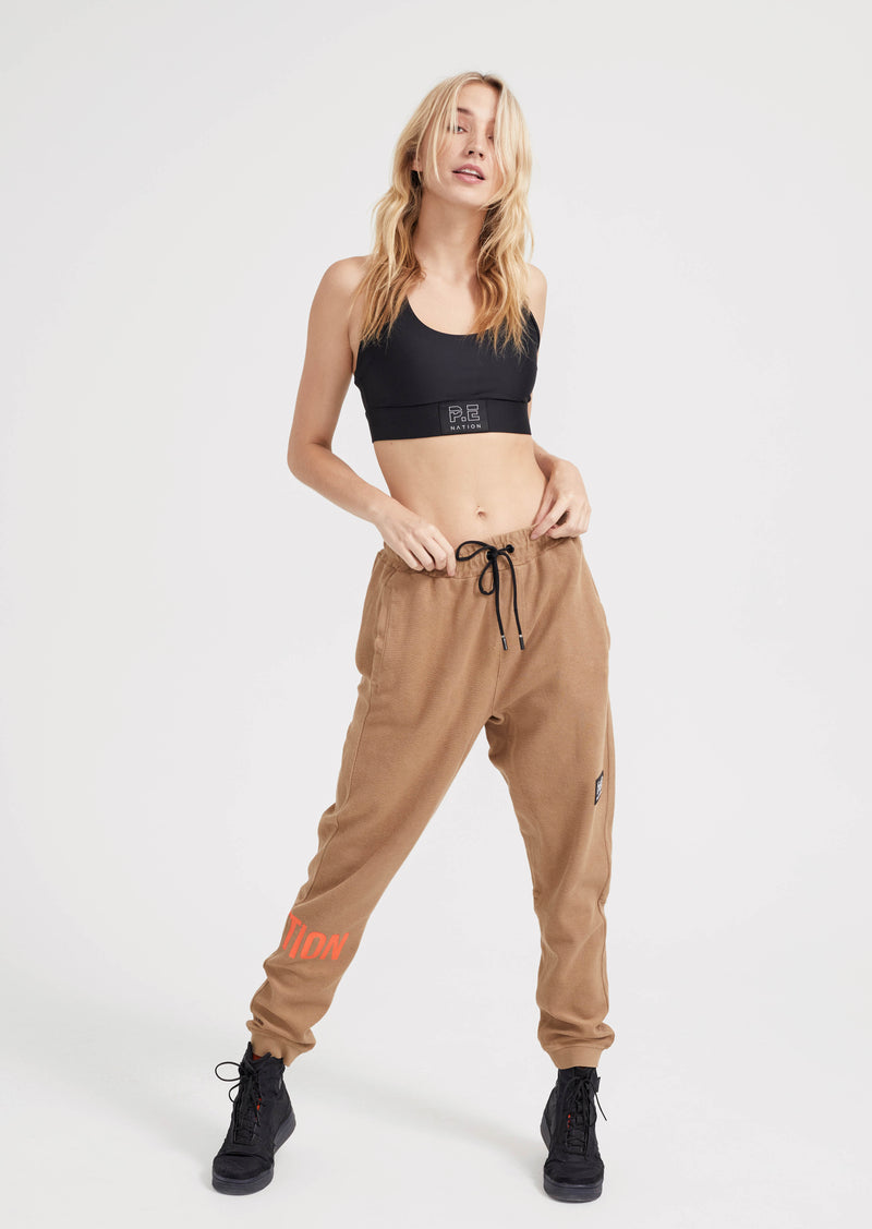 CONTENDER TRACKPANT TANNIN