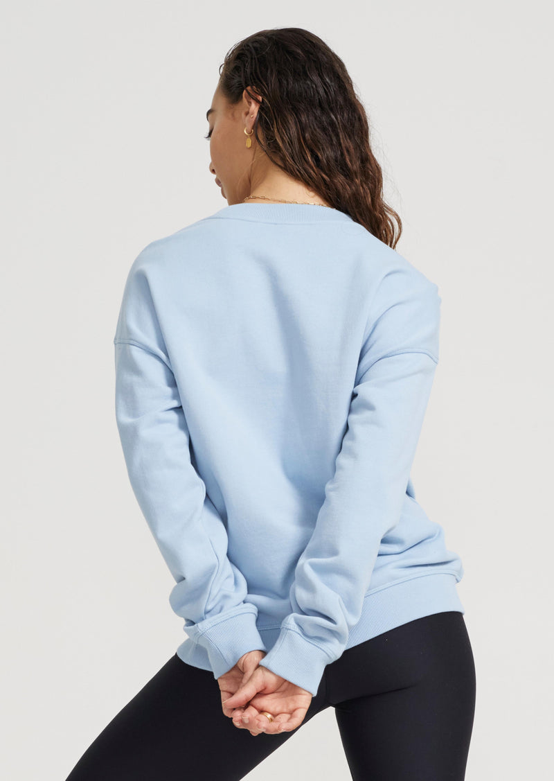 HEADS UP SWEAT IN SKY BLUE