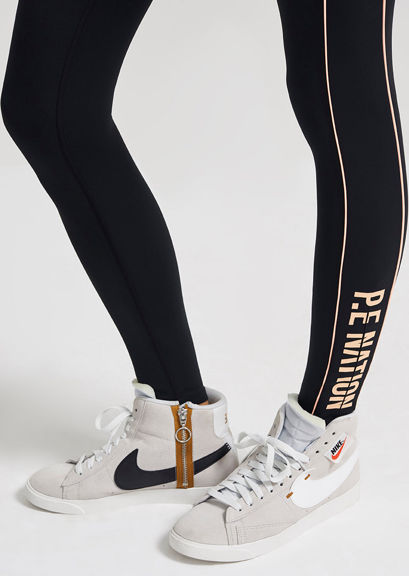 THREE POINTER LEGGING WITH PINK