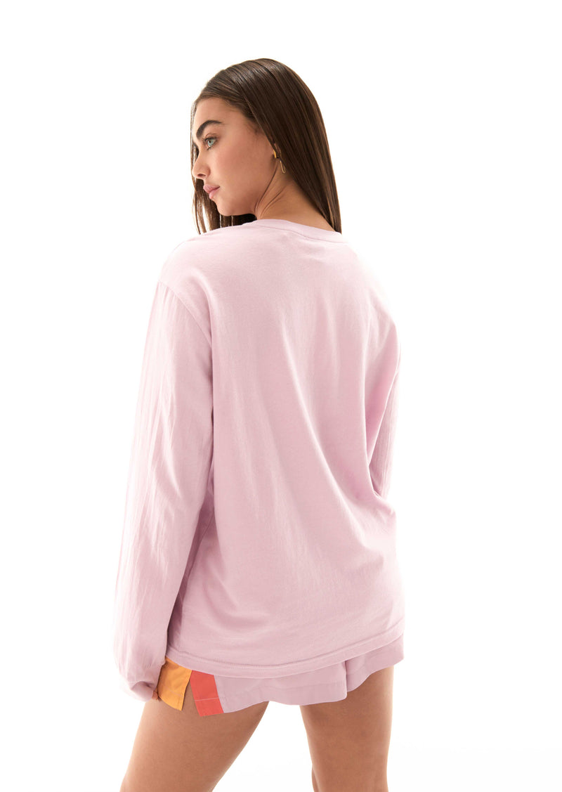 ARCADE LS TOP IN FRAGRANT LILAC