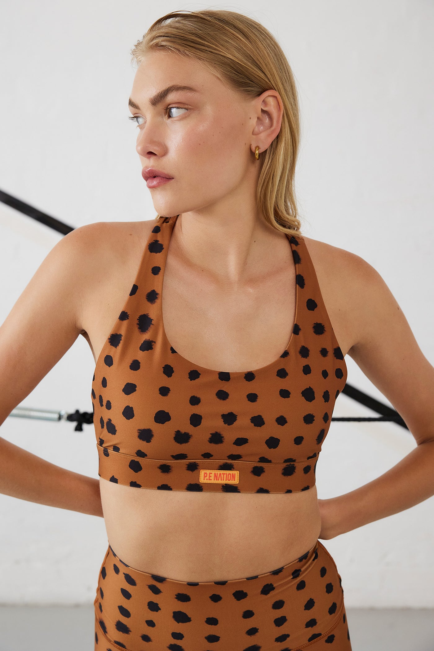 MONTEROSA SPORTS BRA IN ANIMAL SPOT