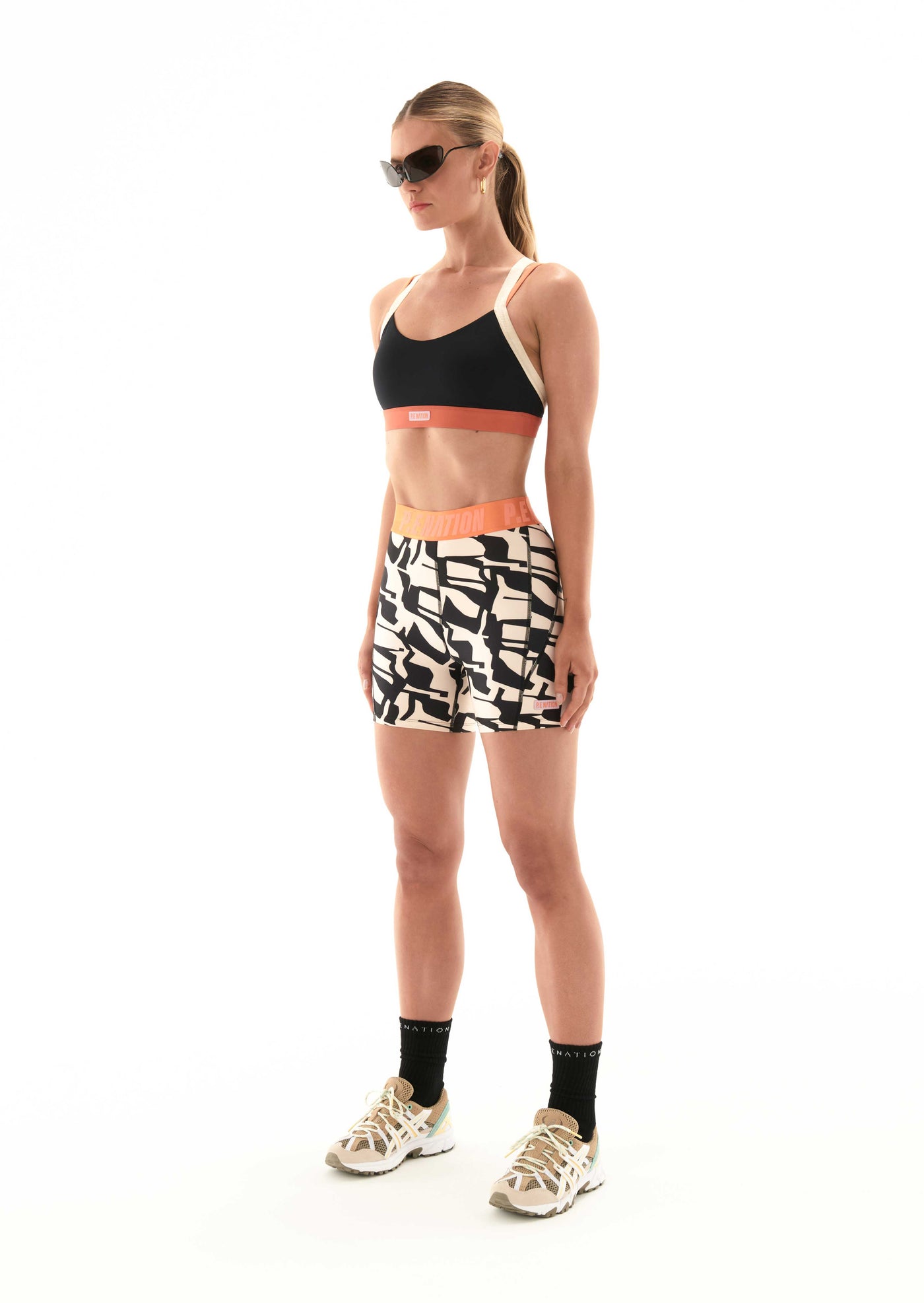 ROCKLAND BIKE SHORT IN ABSTRACT PRINT