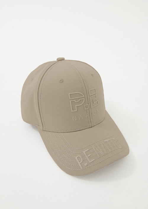 COURTSIDE CAP IN LIGHT TAUPE