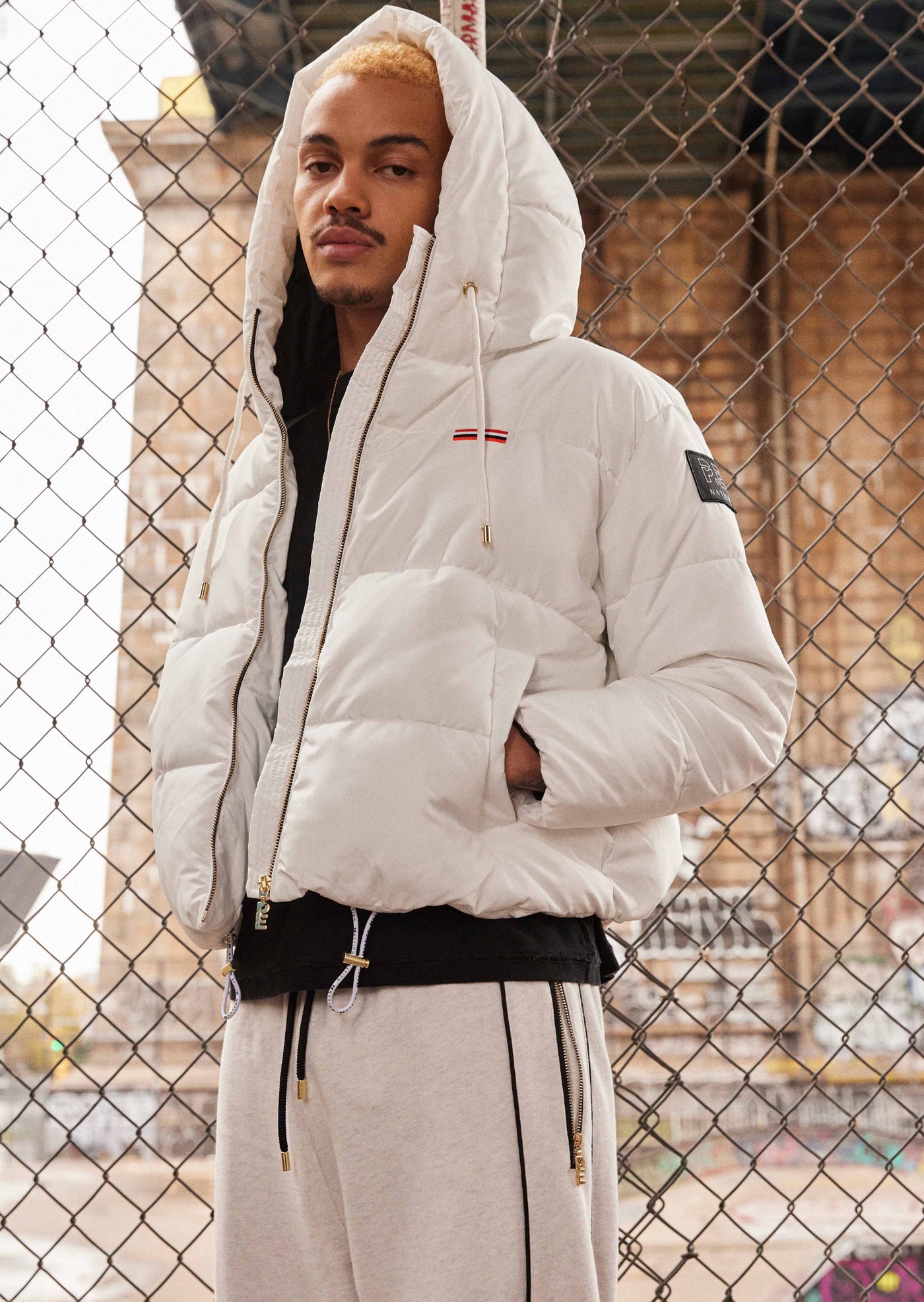 THE ORIGINAL RECYCLED JACKET IN OPTIC WHITE