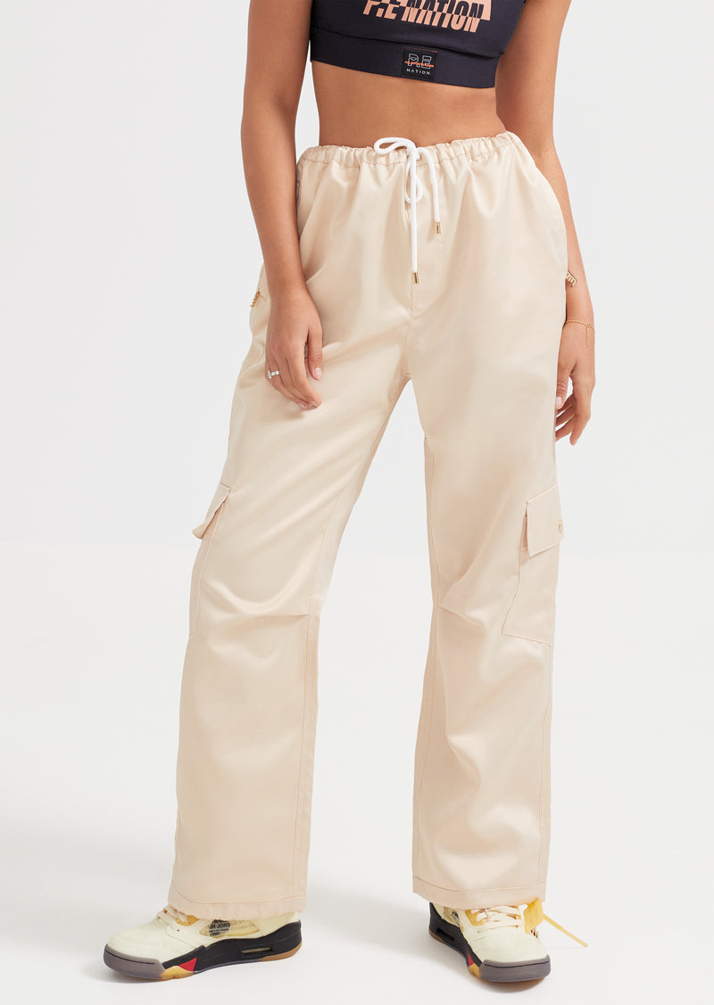 HALF COURT PANT IN IVORY