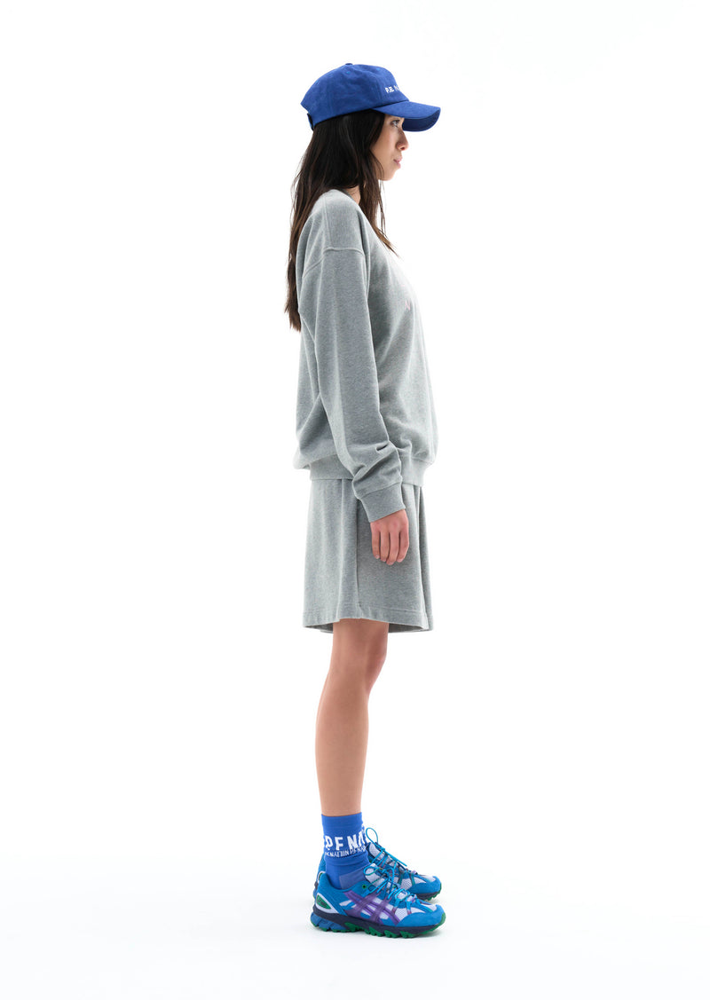 HEADS UP SWEAT IN GREY MARLE