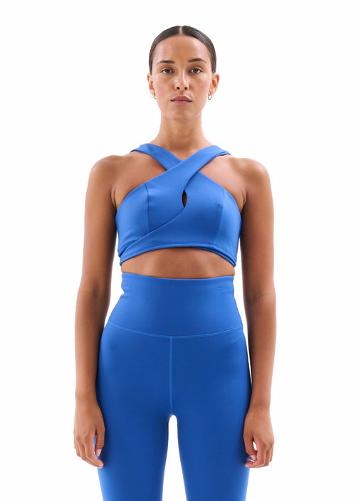BASERUNNER SPORTS BRA IN CLASSIC BLUE