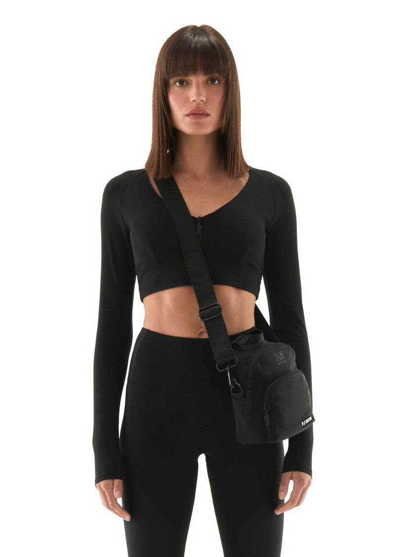 HALF DOME LS TOP IN BLACK