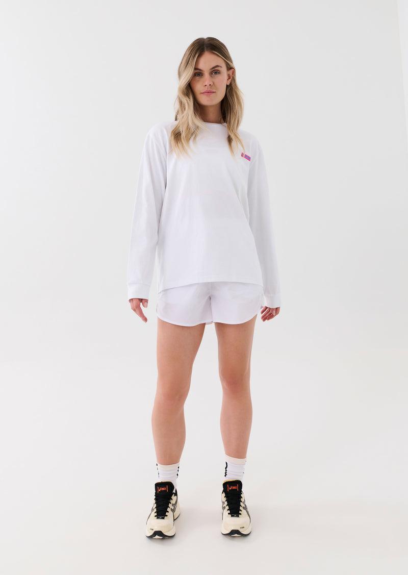 DAZE LS TEE IN OPTIC WHITE