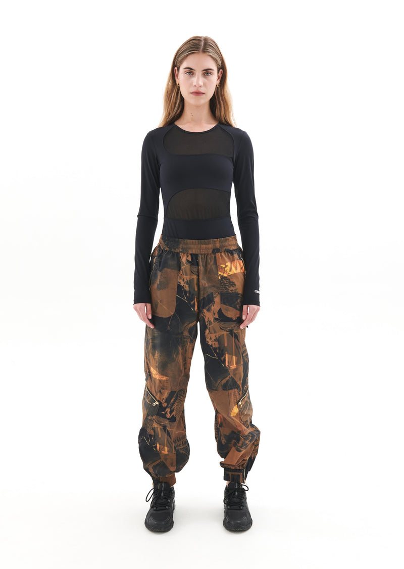 BLOCKHOUSE PANT IN COLLAGE PRINT