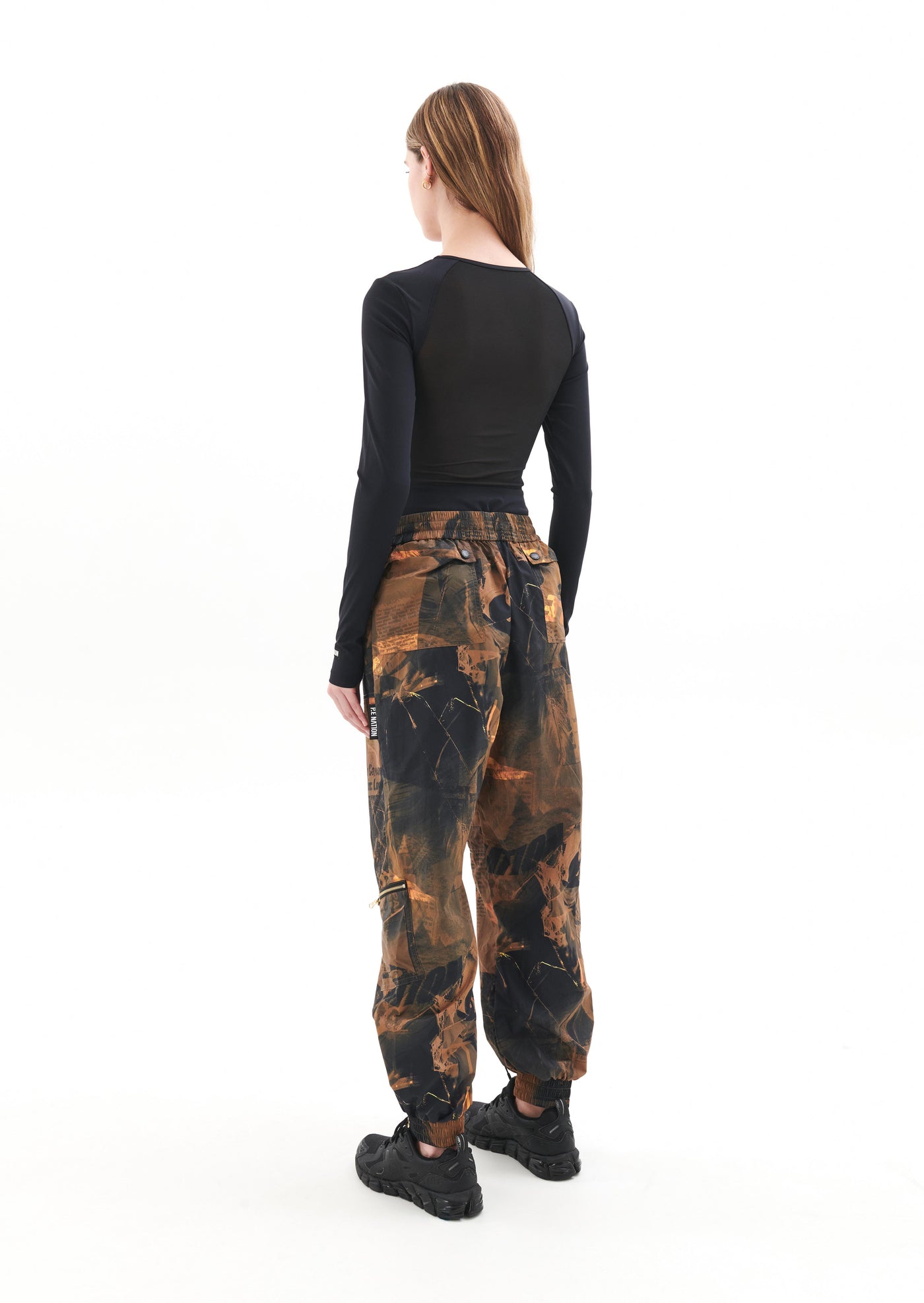 BLOCKHOUSE PANT IN COLLAGE PRINT